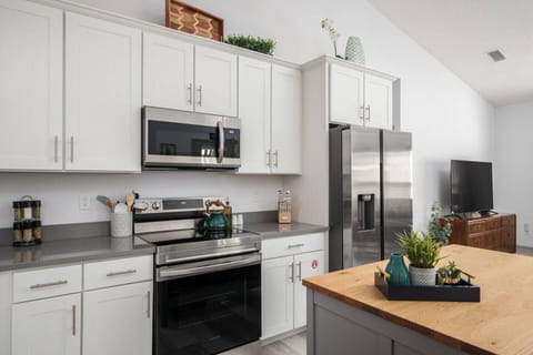 Our kitchen is stocked with all the essentials for preparing your meals