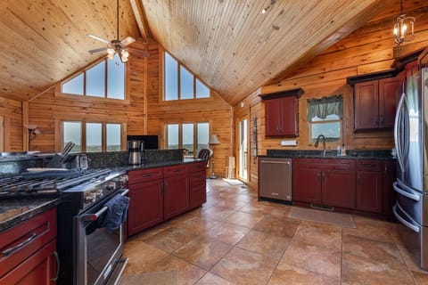 Fully stocked kitchen