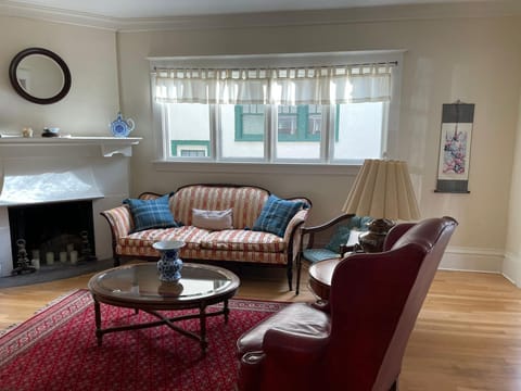 View of living room from entryway.