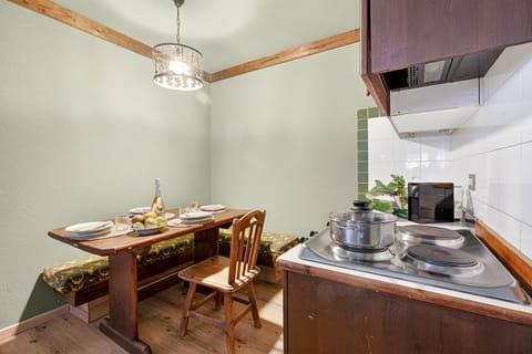 Kitchen and dining area