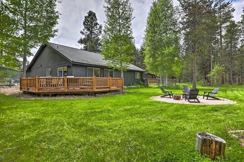 Large private fenced yard