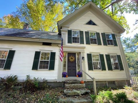 Built in 1830, the house is an authentic Vermont Greek Revival Farmhouse.