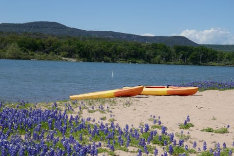 Best beach in Central Texas.  Private with view of Packsaddle Mountain.  