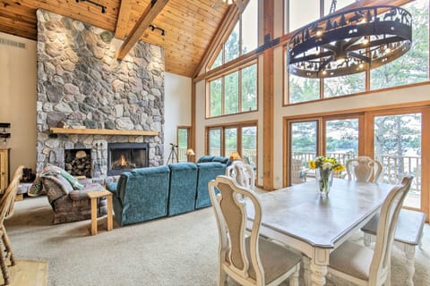 Lake Tomahawk Vacation Rental | 3BR | 4BA | 4,000 Sq Ft | Stairs Required