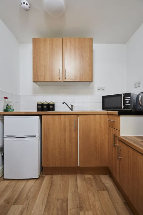 Modern kitchen with all essentials for short or extended stays