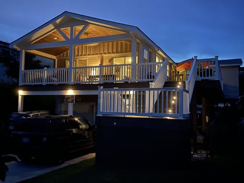 Front of house - night