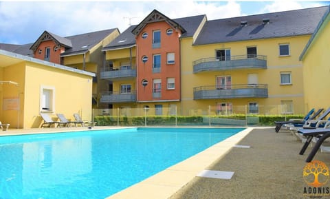 Take in gorgeous views while lounging around the on-site outdoor pool.