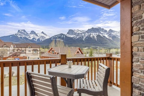 Enjoy beautiful views of the Three Sisters Mountain from our Balcony!