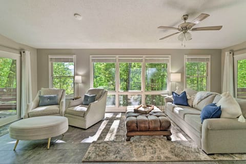 Moravian Falls Vacation Rental | 2BR | 1BA | Stairs Required | 1,100 Sq Ft