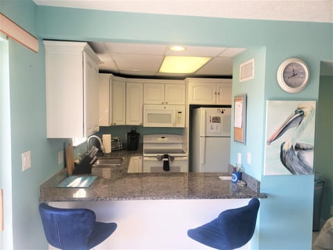 Fully functional kitchen.