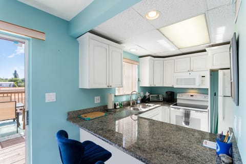 Fully functional kitchen.