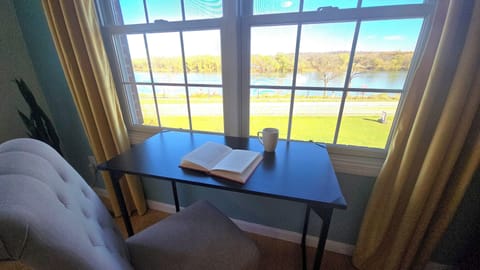 Read a book or get some work done with a view.