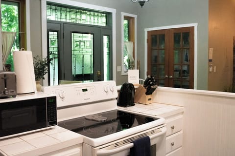 Enjoy cooking dinner in our fully-stocked kitchen.