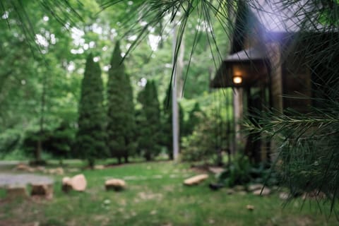 Private, off-street parking for the cabin is just out front