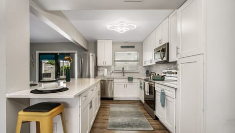 Fully equipped Kitchen with everything you need to cook for a large group