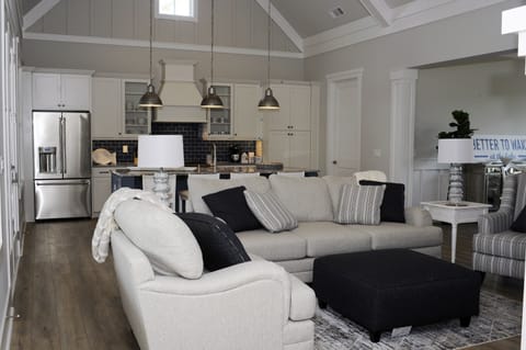 Relax and enjoy the main level den!

