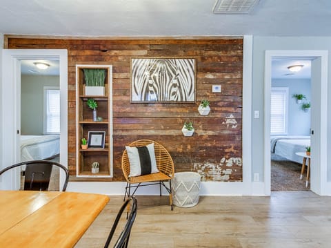 Uncovered this original shiplap wall during renovation & loved its vintage charm