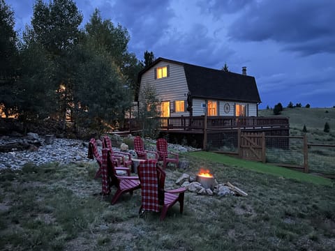 Fenced in yard.