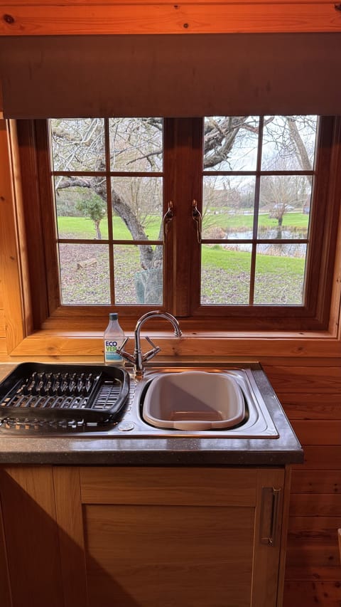 Washing up with a view