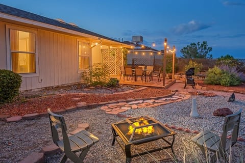 Smores for the kids while the adults enjoy the evening