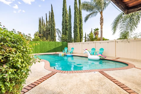 Big Pool with pool toys