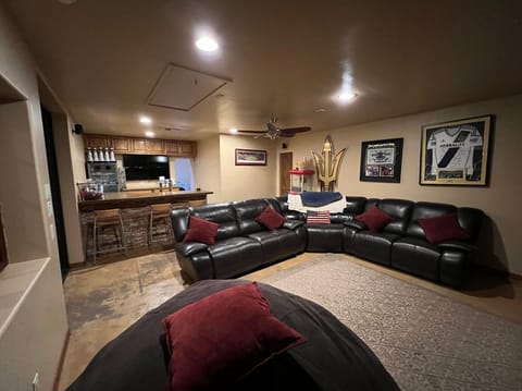 Media Room with 3 TV's