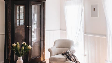 Lovely comfortable seating in light filled areas