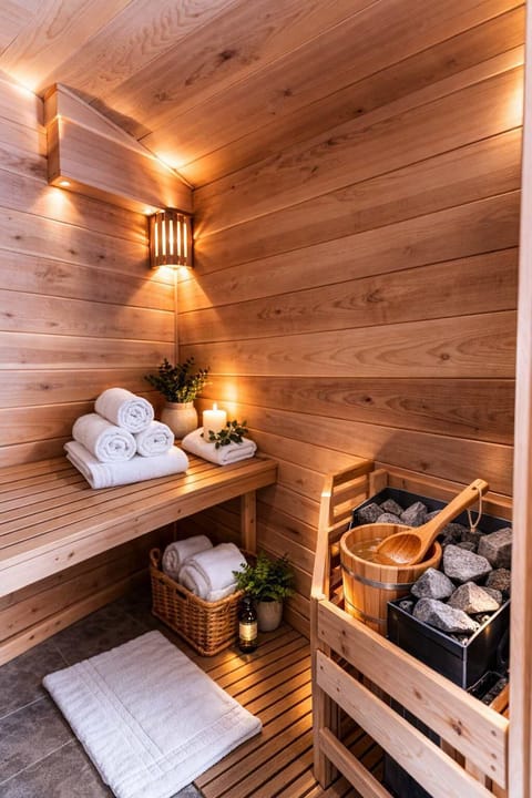 sauna on top floor 