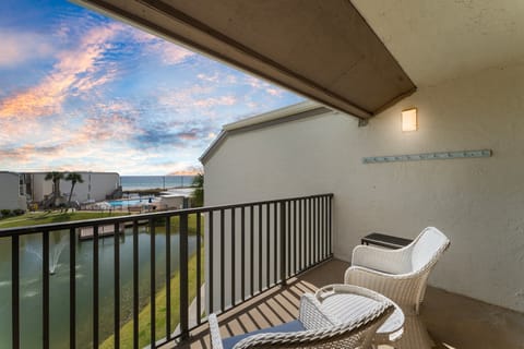 Sunset from your master bedroom private ocean view balcony!