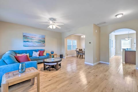 East Point Vacation Rental | 3BR | 2.5BA | 6 Stairs Required to Enter
