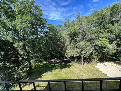 View from balcony off of dining room