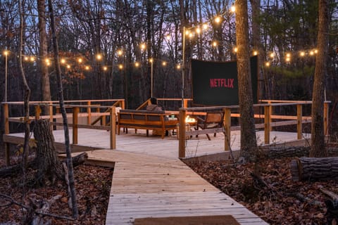 Curl up and enjoy a film with our new outdoor theatre