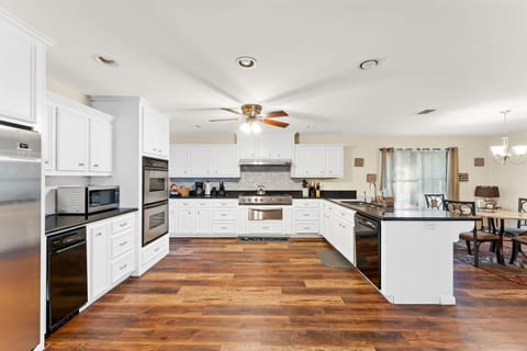 Another view from the kitchen the bufet