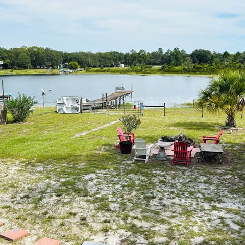 View of dock from the Gazebo