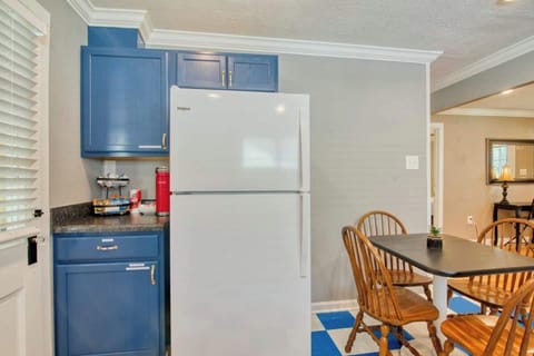 Keep those ingredients fresh and ready for dinner in the large refrigerator.