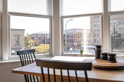Champaign skyline view from the dinning room.
