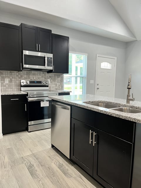 Fully stocked kitchen with all new appliances
