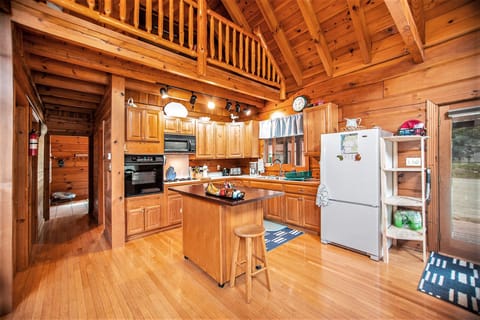Kitchen - Open layout kitchen with island.