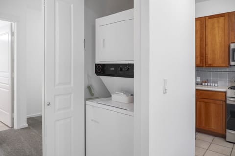 Washer and dryer in unit