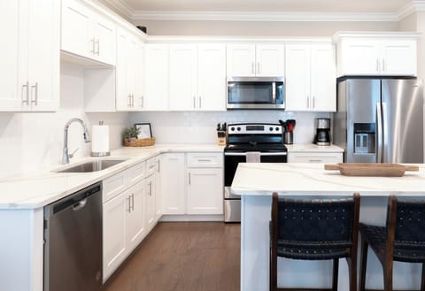 Fully stocked kitchen