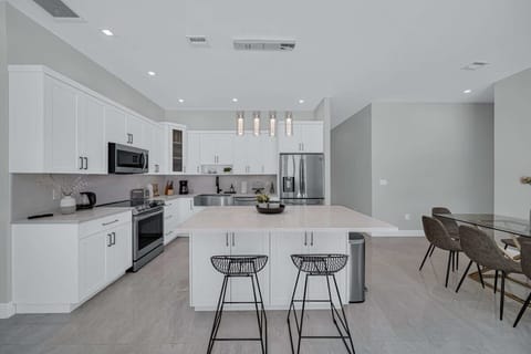 Gourmet kitchen with brand new Samsung appliances