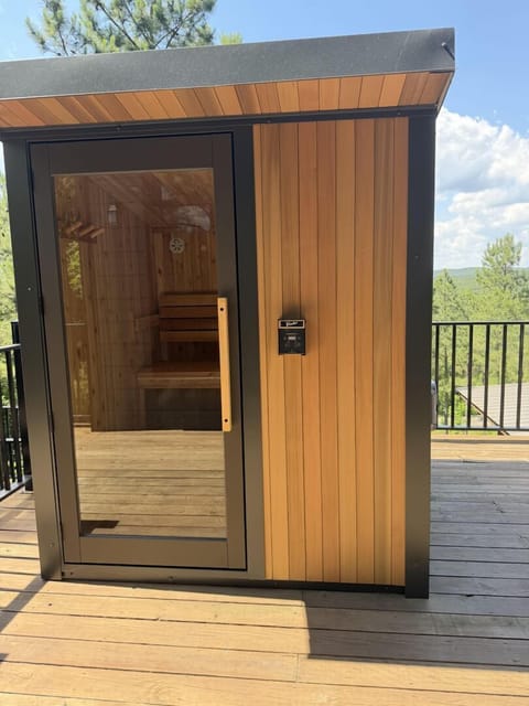 Outdoor sauna