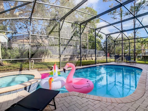 Enjoy countless hours and watch the sunset by the private pool 
