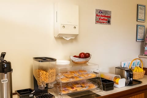 Grab a quick snack and fruit before heading out.