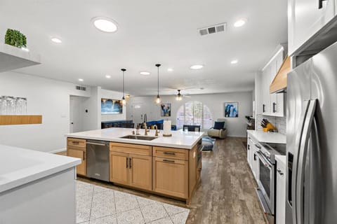 Whip up your favorite recipes in the fully equipped kitchen