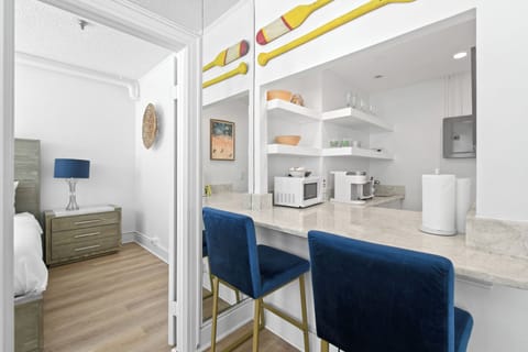 Kitchenette near bedroom.