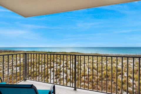 Soak up the sun on the balcony