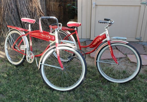 Vintage Western Flyer Cruisers to use during your stay!