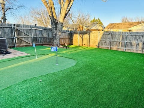 You’ll be hard pressed to find a nicer backyard area. 