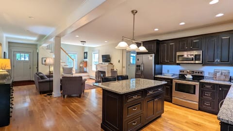 kitchen view into living room